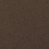 Tête de lit avec oreilles Marron foncé 83x23x118/128 cm Tissu 