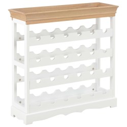 Armoire à vin Blanc 70 x 22,5 x 70,5 cm MDF 