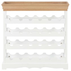 Armoire à vin Blanc 70 x 22,5 x 70,5 cm MDF 