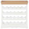 Armoire à vin Blanc 70 x 22,5 x 70,5 cm MDF 