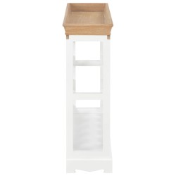Armoire à vin Blanc 70 x 22,5 x 70,5 cm MDF 