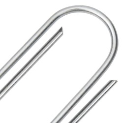 Piquets de sol en forme de U 25 pcs 15x3,5 cm acier galvanisé 