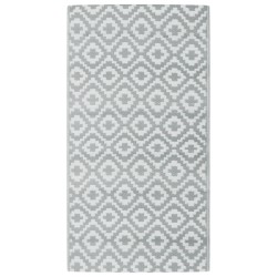 Tapis d'extérieur ARAKIL gris 80 x 150 cm PP 