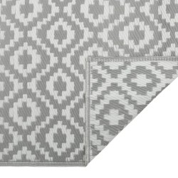 Tapis d'extérieur ARAKIL gris 80 x 150 cm PP 