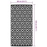Tapis d'extérieur ARAKIL gris 80 x 150 cm PP 