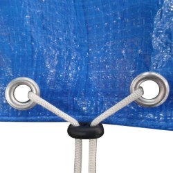 vidXL Couverture de piscine PE Rectangulaire 90 g/sqm 400 x 207 cm 