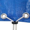 vidXL Couverture de piscine PE Rectangulaire 90 g/sqm 400 x 207 cm 