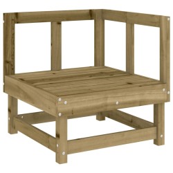 Salon de jardin 7 pcs bois de pin imprégné 