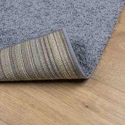 Tapis shaggy PAMPLONA poils longs moderne bleu 60x110 cm 