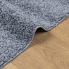 Tapis shaggy PAMPLONA poils longs moderne bleu 60x110 cm 