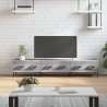Meuble TV sonoma gris 150x36x30 cm bois d'ingénierie 
