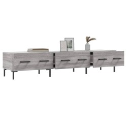 Meuble TV sonoma gris 150x36x30 cm bois d'ingénierie 