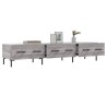 Meuble TV sonoma gris 150x36x30 cm bois d'ingénierie 