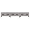 Meuble TV sonoma gris 150x36x30 cm bois d'ingénierie 
