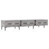 Meuble TV sonoma gris 150x36x30 cm bois d'ingénierie 