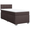 Sommier à lattes de lit avec matelas Marron foncé 90x200 cm 