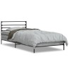 Cadre de lit sans matelas sonoma gris 100x200 cm 