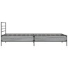 Cadre de lit sans matelas sonoma gris 100x200 cm 