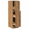 Armoire d'apothicaire chêne artisanal bois d'ingénierie 