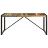 Table de salle à manger 180x90x75 cm Bois de récupération 