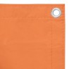 Écran de balcon Orange 75x400 cm Tissu Oxford 