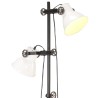 Lampadaire avec 2 abat-jour Blanc E27 Fonte 