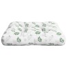 Coussin de palette à motif de feuilles 58x58x10 cm tissu oxford 