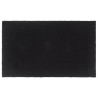Tapis de porte noir 90x150 cm fibre de coco touffeté 