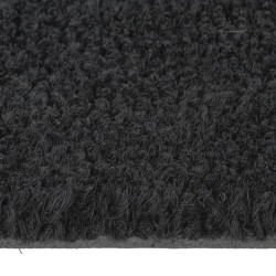 Tapis de porte noir 90x150 cm fibre de coco touffeté 