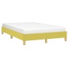 Cadre de lit sans matelas vert 120x200 cm tissu 