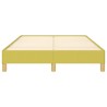 Cadre de lit sans matelas vert 120x200 cm tissu 