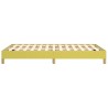 Cadre de lit sans matelas vert 120x200 cm tissu 
