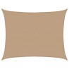Voile d'ombrage 160 g/m² Taupe 6x8 m PEHD 
