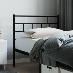 Tête de lit métal noir 80 cm 