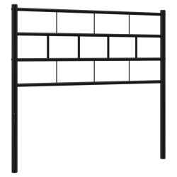Tête de lit métal noir 80 cm 