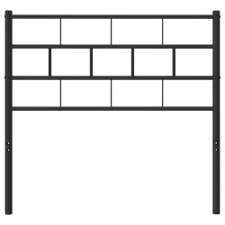 Tête de lit métal noir 80 cm 