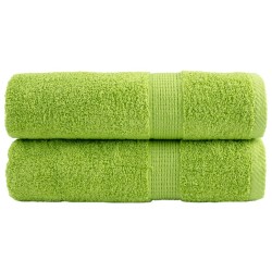 Essuie-mains de qualité supérieure SOLUND 2 pcs vert pomme 