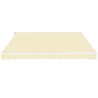 Auvent pliable manuel 400 cm Crème 
