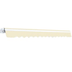 Auvent pliable manuel 400 cm Crème 