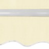 Auvent pliable manuel 400 cm Crème 