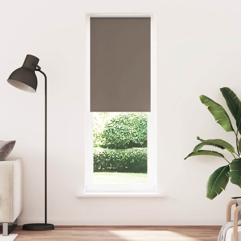 Store enrouleur occultant café 85x230cm largeur du tissu 80,7cm 