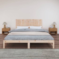 Tête de lit murale 185x3x60 cm Bois massif de pin 
