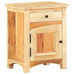 Table de chevet 40 x 30 x 50 cm Bois de récupération massif 