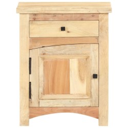 Table de chevet 40 x 30 x 50 cm Bois de récupération massif 