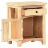 Table de chevet 40 x 30 x 50 cm Bois de récupération massif 