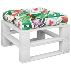 Coussin de palette multicolore 50x50x12 cm tissu 