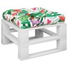 Coussin de palette multicolore 50x50x12 cm tissu 