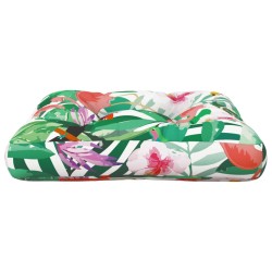 Coussin de palette multicolore 50x50x12 cm tissu 