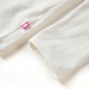 T-shirt pour enfants à manches longues écru 140 
