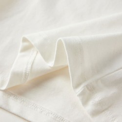 T-shirt pour enfants à manches longues écru 140 